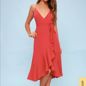 Lulus wrap dress